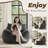 Bean bag chair comes with a spacious size, corduroy loveseat.-2059960151