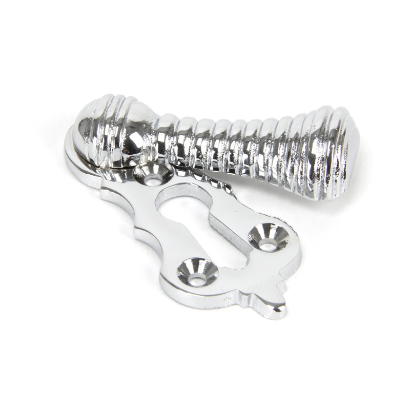 Beehive Escutcheon Door Accessory, Polished Chrome