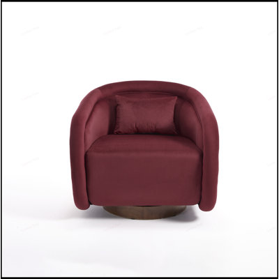 Comfortable Velvet Swivel Chair with 360-Degree Rotation, Perfect for Home and Office Use, Enhancing Your Space