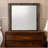 Rustic Walnut Finish Mirror