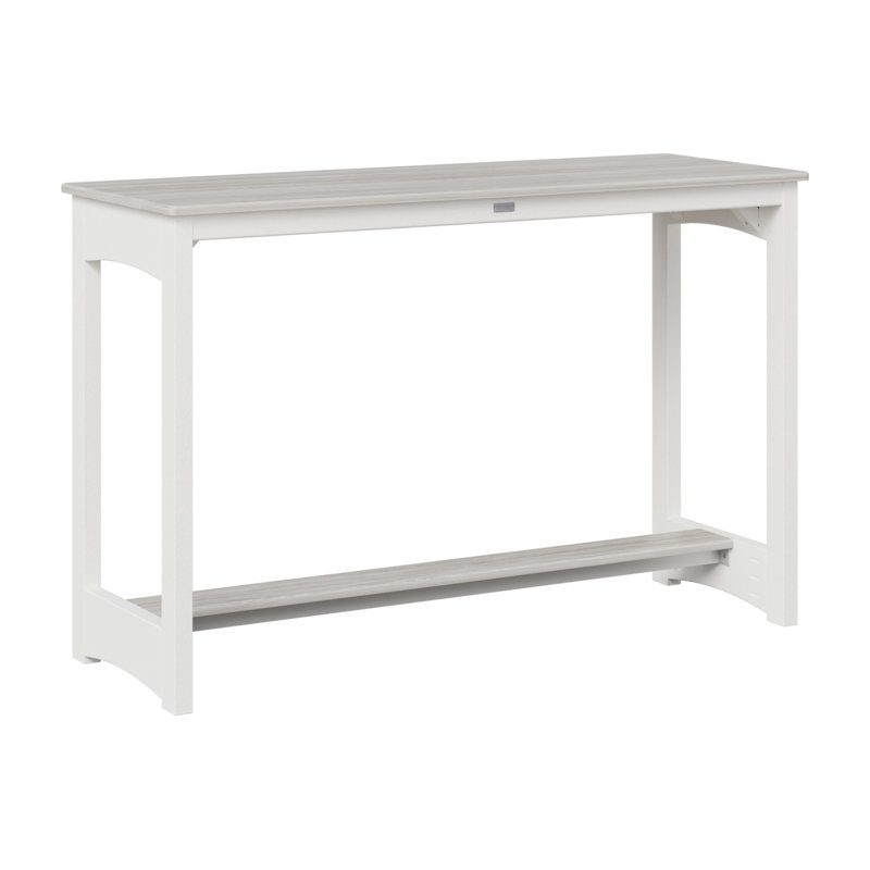 Table de bar Berlin Gardens, H 38,5 po x l 60 po x P 22 po, Coquillage