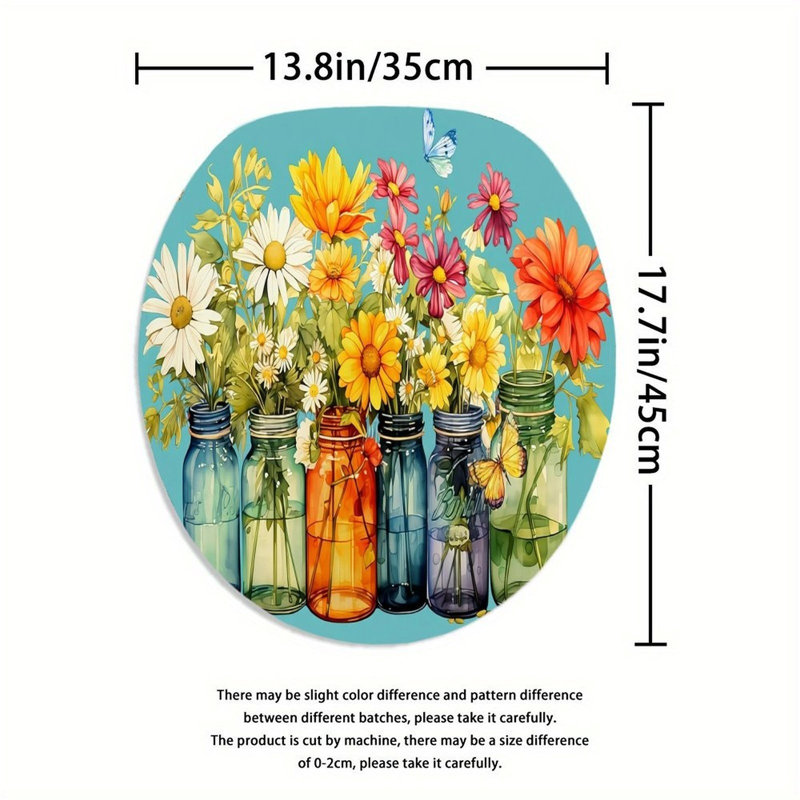 Ensemble de 3 tapis de bain Mason, Bleu Mason floral