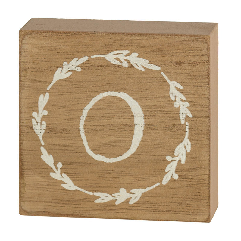 Plaque décorative «E» Bozhana, O