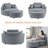 Dashton Upholstered Barrel Chair with Ottoman-756477116