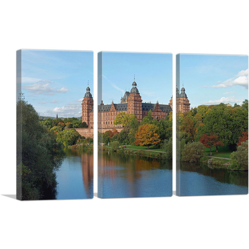 " Castle Johannisburg, Aschaffenburg, Germany ", 40" H x 60" W x 0.75" D