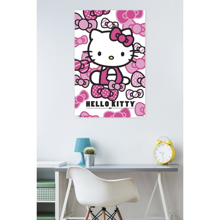 Hello Kitty - Abstract 5 Panel Canvas Art Wall Decor - Hot Sale 2024