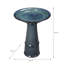 Ceramic / Porcelain Tiered Birdbath