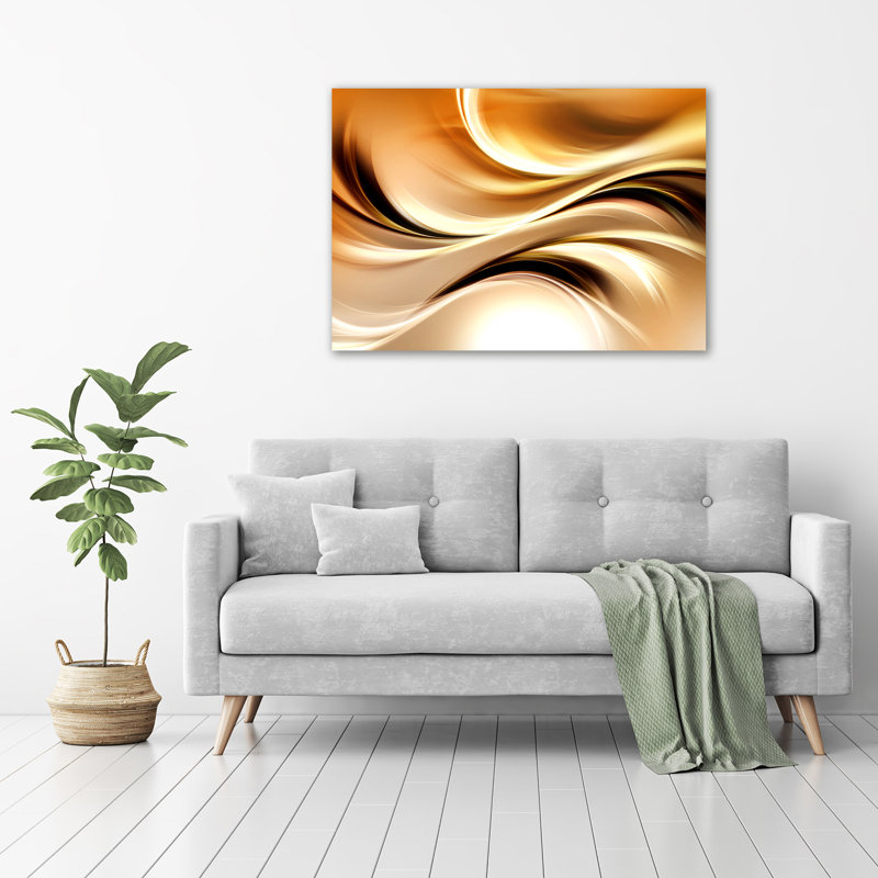 Abstract Waves - Wrapped Canvas Print