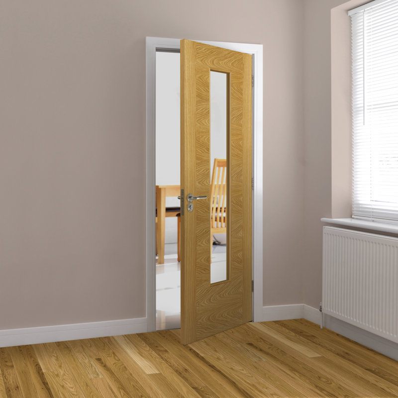 Ostria Oak Internal Door Prefinished, 198.1cm H x 76.2cm W x 3.5cm D