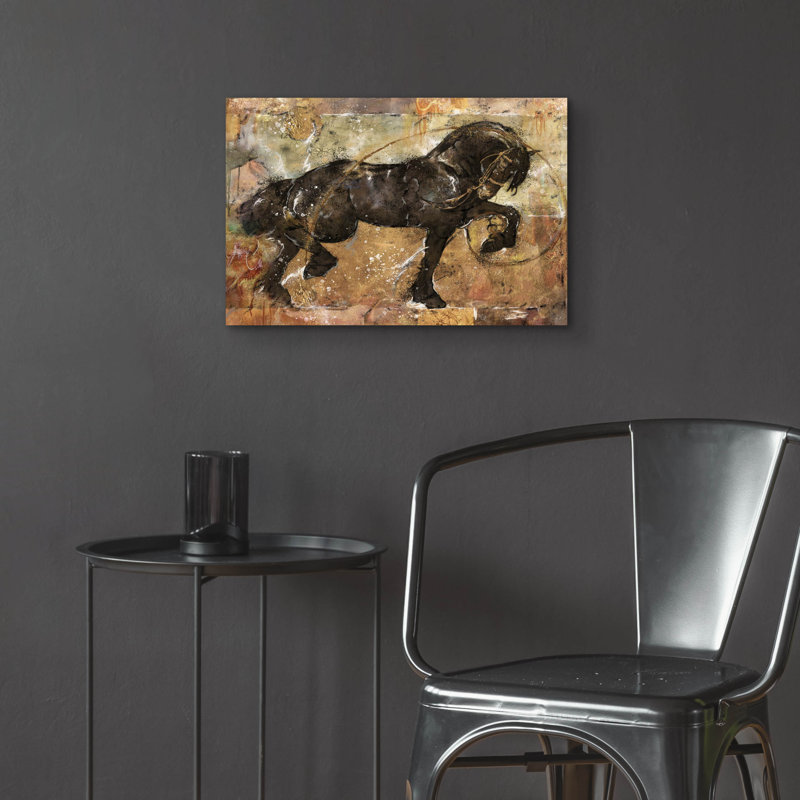 «Fibonacci Horse» par Marta Wiley, H 16 po x l 24 po x P 0,2 po