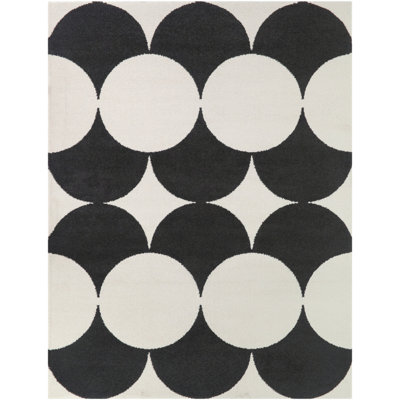 Tapis gris anthracite Leto