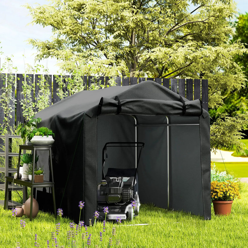 Galvanised Steel Basic Storage System, Black