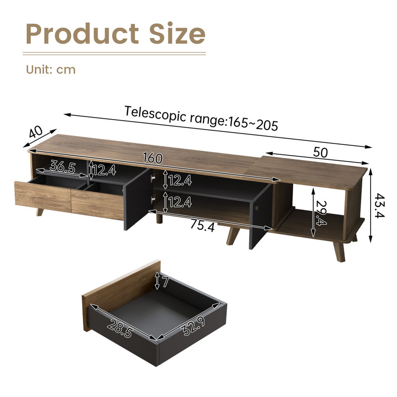 TV Stand for TVs up to 78"