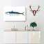 Mackerel Fish by Edward Donovan - Wrapped Canvas-55365133