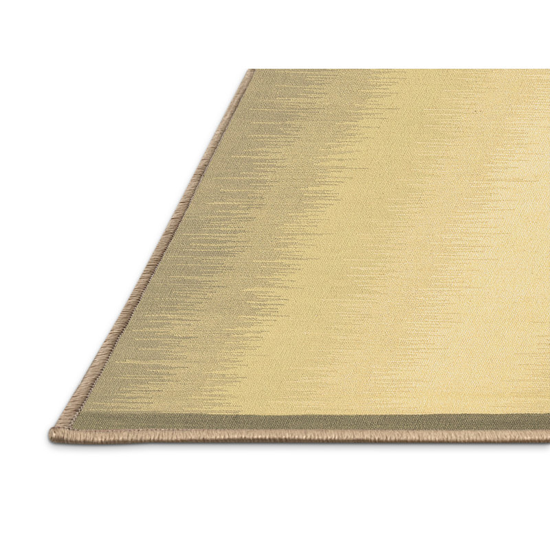 Tapis contemporains brun lavable à la machine 2579, Rectangle 4 pi x 6 pi
