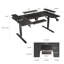 Macawley Adjustable U-Shaped Metal Base Standing Desk