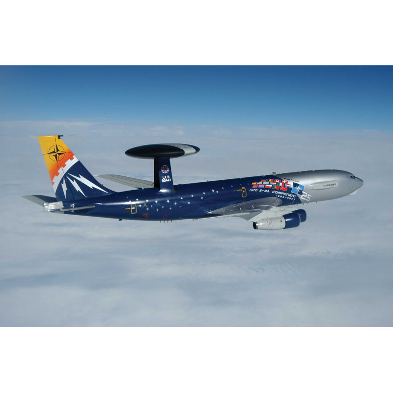 HR 25th Ann. Adhésif décoratif avion Radar, 16 po x 24 po