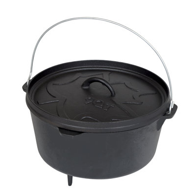 Dakota Fields Salome Cast Iron Round Dutch Oven