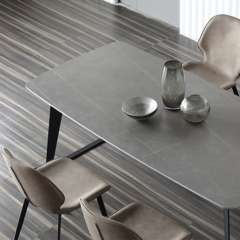 Ensemble de table et de chaise Simple gris, H 29,52 po x L 59,05 po x l 31,49 po