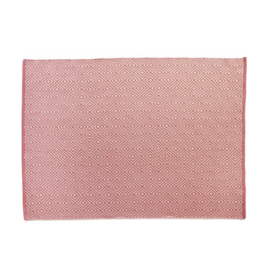 Luciella Rectangle Geometric Hand Tufted Indoor / Outdoor Area Rug
