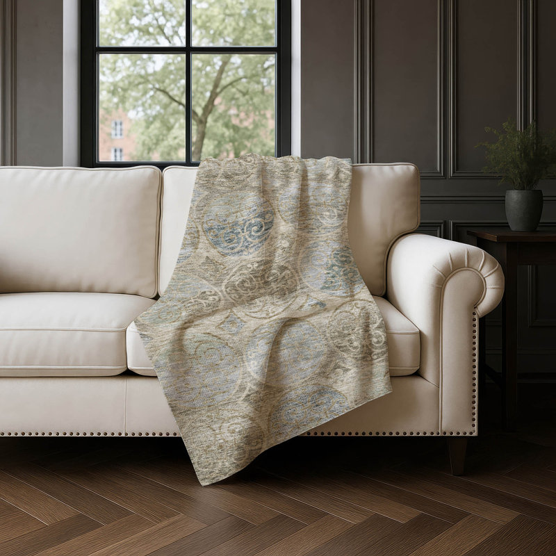 Jeté Sherpa ASB738, Beige