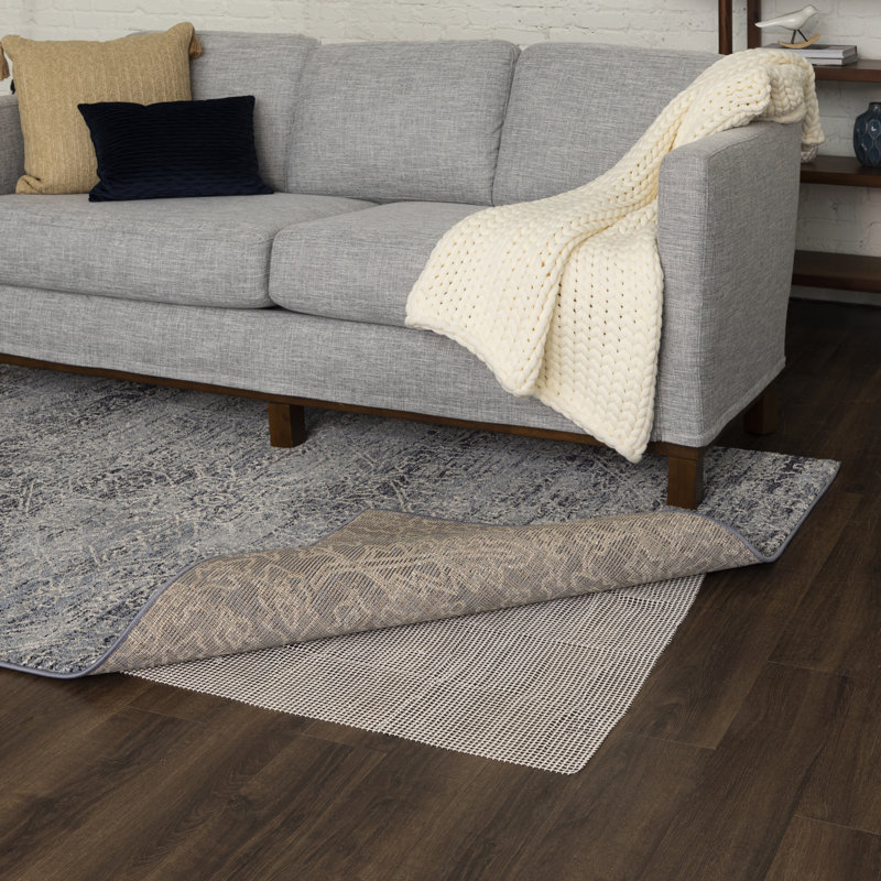 Sous-tapis intérieur antidérapant de 0,01 po Tylersburg, Rectangle 3 pi x 5 pi