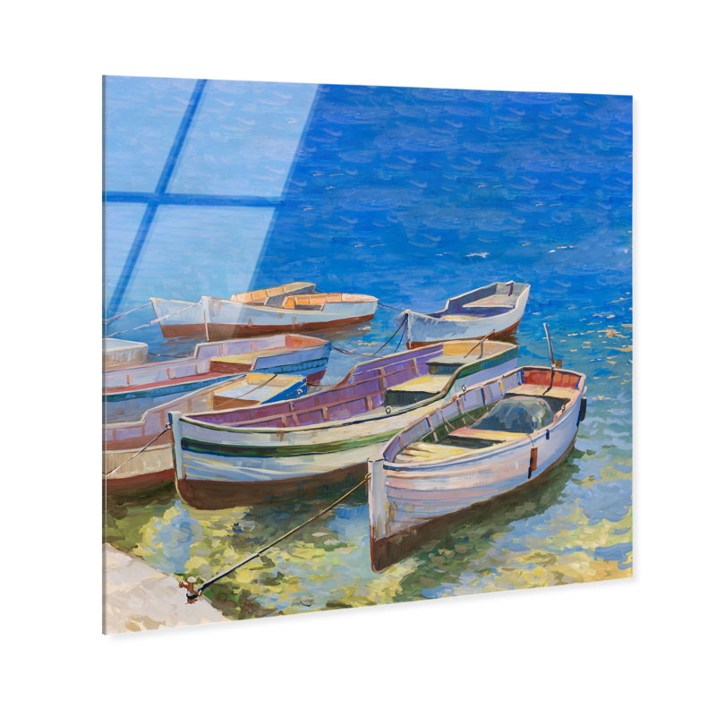Lakeside Tranquility Canvas Transportation Print by Oliver Gal, 20"H x 20"W, High-Gloss Acrylic Print