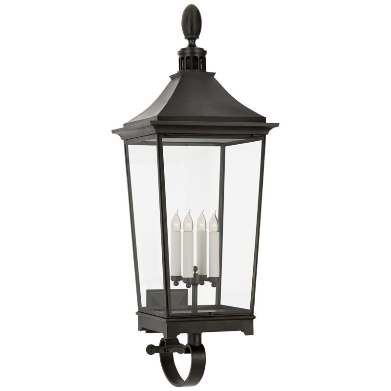 Rosedale 4 - Light Outdoor Wall Lantern, 52" H x 17.75" W x 17.75" D