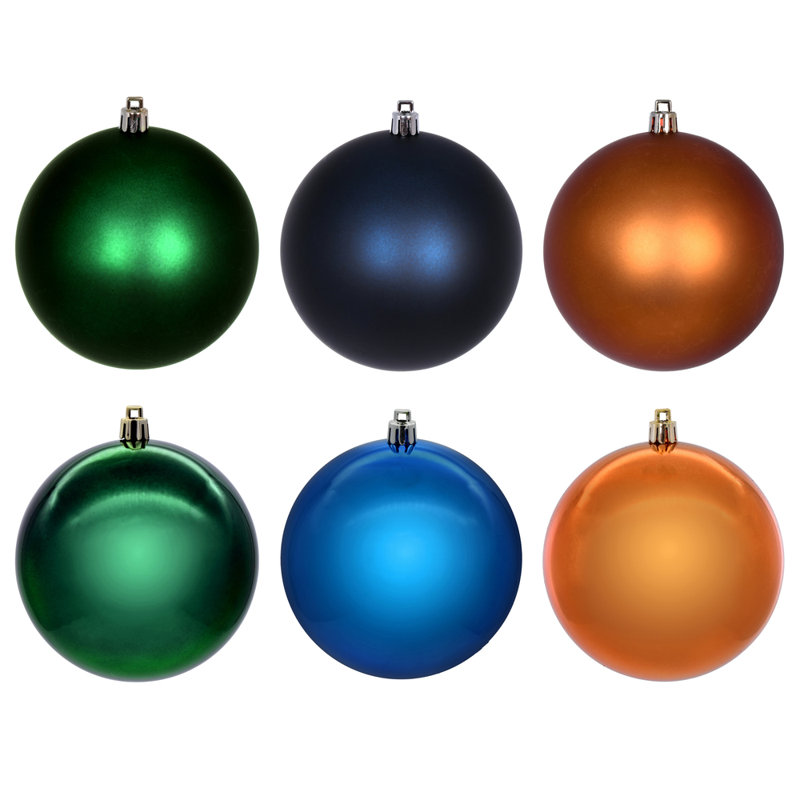 Assortiment d'ornements Gasperoni, H 3 po x l 3 po x P 3 po, Cuivre / bleu / vert