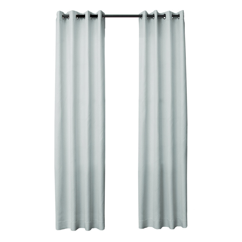 Aria Semi Sheer Curtain, 50" W x 96" L, Spruce