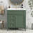 Oriah 30'' Single Bathroom Vanity with Ceramic Top,Modern Freestanding Undermount Bathroom Cabinet with 3 Drawers and Cabinet-663924565-624686378
