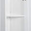Armoire de rangement avec deux portes pour salle de bain, bureau, tablette réglable, panneau de fibres à densité moyenne, blanc-1481141865
