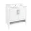 30" Bathroom Vanity with Sink, Multi-functional Bathroom Cabinet with Doors and Drawers, Solid Frame and MDF Board