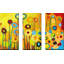 «Growing in Yellow No5» par Jennifer Lommers - 3 pièces, reproduction d'art sur toile tendue-1332520525