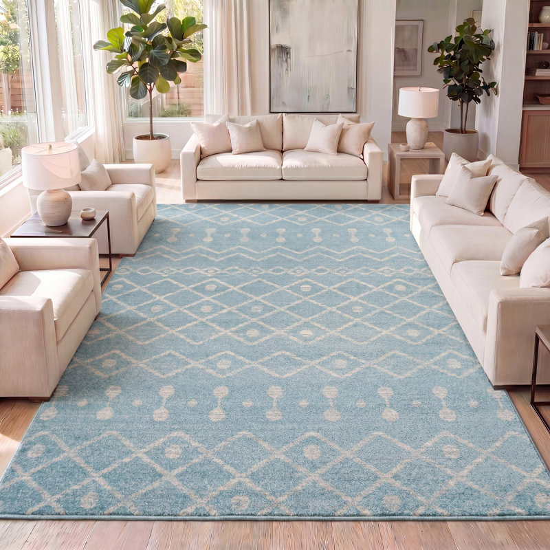 Tapis turc / crème Kèmesha Moroccan Beni Souk, Rectangle 5 pi 3 po x 7 pi 7 po