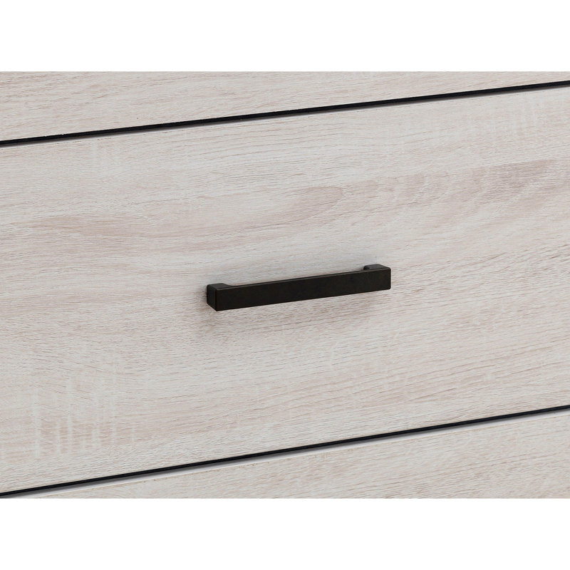 Commode rectangulaire à 4 tiroirs Coastal, Blanchies