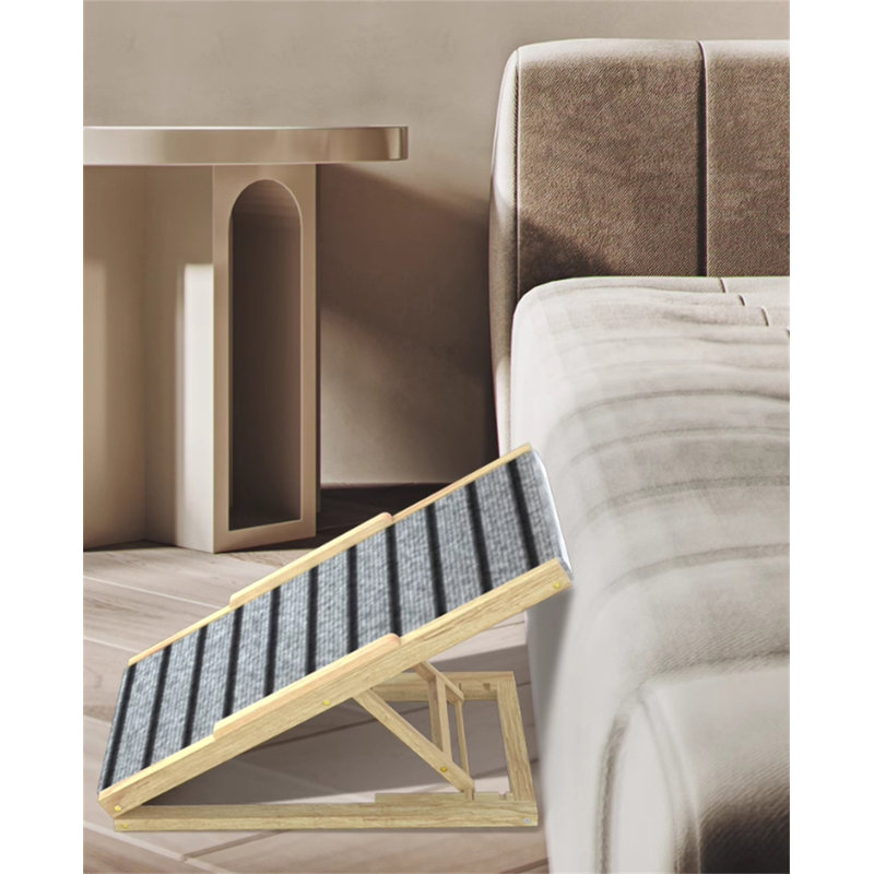 Escalier pour chien en bois, Petit (H 15,74 po x l 27,55 po x P 13,77 po)