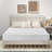 EGOHOME 8" Medium Gel Memory Foam Mattress Infused with Green Tea-73568311