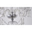 Lustre candélabre en cristal à 5 lumières Claudette