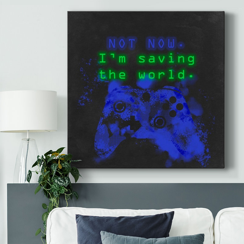 Sur toile, art textuel, H 8 po x l 8 po x P 1,5 po