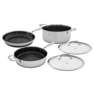 Hell's Kitchen Hybrid 5-Piece Cookware Set