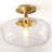 Tatem Glass Semi Flush Mount-508302456