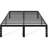 Metal King Bed Frame - 14In High With Storage Space, No Box Spring Needed With Sturdy Steel Slat Support, 2200LBS Heavy Duty For Easy Assembly, Black For Bedroom-1804249678