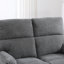 Causeuse inclinable manuelle de 52,76 po de largeur Nikula pour 2 personnes