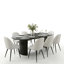 Audna 8 - Person Double Pedestal Dining Set-89126630