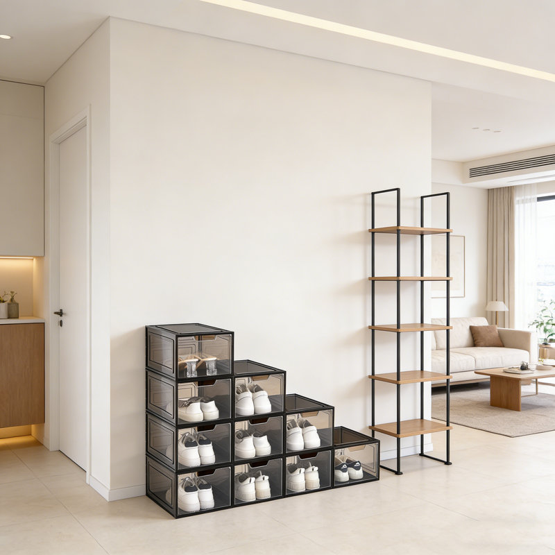 Magnetic Door Transparent Shoe Box