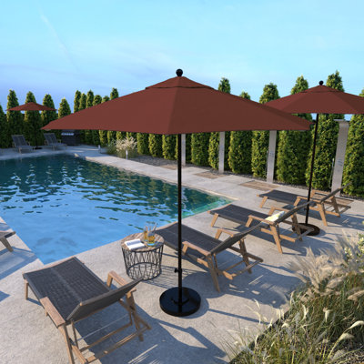 Parasol de marché commercial en aluminium 9 pieds Geil