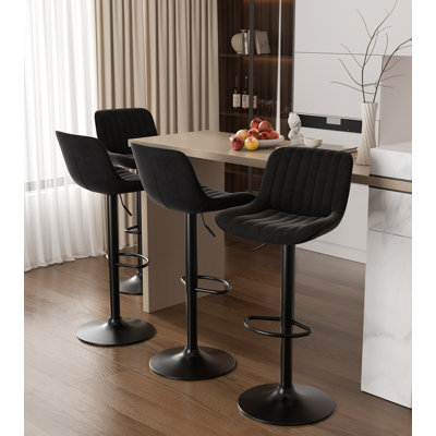 Bar Stools Kitchen Adjustable Height Island Bar Chairs Swivel Counter Barstool Modern Stools