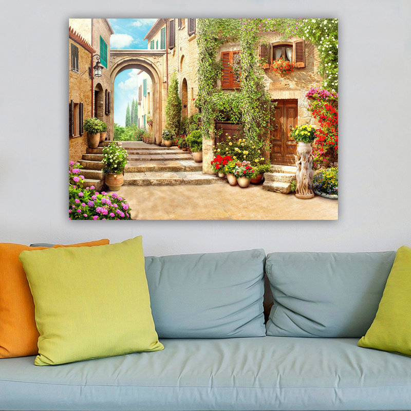 Peinture sur toile tendue