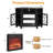 Corner TV Stands For Tvs Up To 55''With Fireplace Included-1124721252
